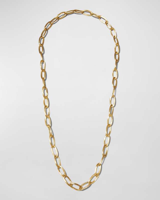Jaipur Link 18K Yellow Gold Oval Link Long Convertible Necklace